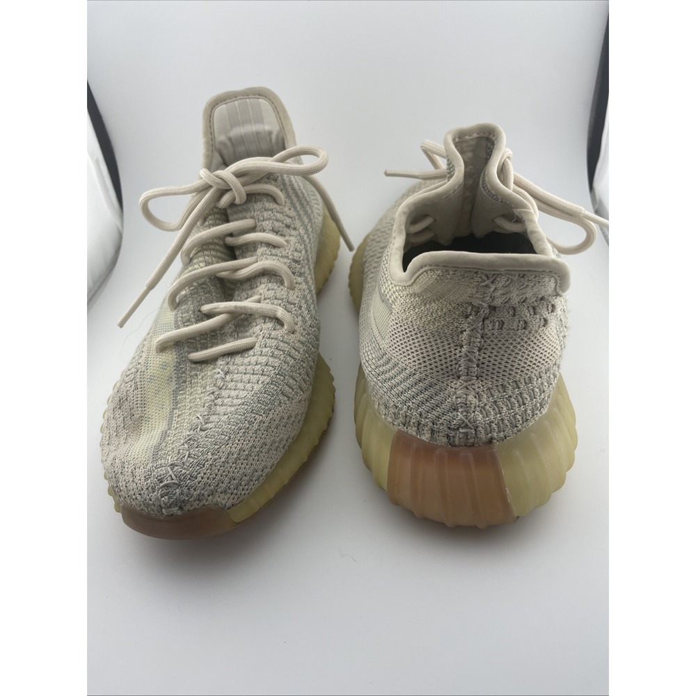 Yeezy Boost 350 V2 Citrin Adidas Size 8 Men's GUC Authentic Guaranteed - Picture 2 of 9